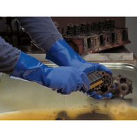 ショーワグローブ 簡易包装耐油ロング 10双入 Lサイズ NO660-L10P 1セット(1パック×6)（直送品）