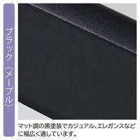 ストア・エキスプレス 【10本】木製ハンガー ブラック(メープル) 平型 幅42cm 6533-11130 1セット(10本)（直送品）