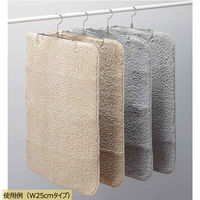 ストア・エキスプレス 【10本】スチール製ボトムハンガー 幅25cm 6533-880 1セット(10本) 61-194-4-1（直送品）