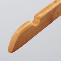 ストア・エキスプレス 【100本】木製ハンガー ナチュラル トップス用 幅38cm 6534-201 1セット(100本)（直送品）