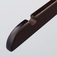 ストア・エキスプレス 【100本】木製ハンガー ブラウン トップス用 幅38cm 6534-204 1セット(100本)（直送品）