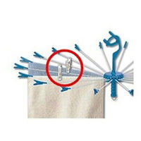 ニシダ 衣類をとめるハンガーピンチ 8P 1個（直送品）