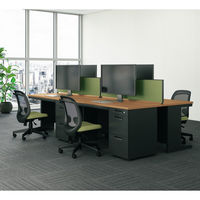 【組立設置込】プラス SA(エスエー) 脇机 幅400×奥行700×高さ720mm ホワイト 1台（直送品）