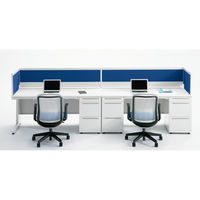 【組立設置込】プラス US-1 平机 幅1400×奥行600×高さ720mm  ホワイト US-146H WS/W4 1台（直送品）