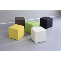 コンフォートワーク キューブスツール　収納付き　キューブソファ　アイボリー ACS-3840P(IV) 1セット（1台×4） オリジナル