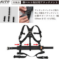 藤井電工 墜落制止用器具 フルハーネス型 TH-521-OT-BLK-S-BX 1着（直送品）