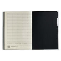 高橋書店 ノートブック A5 5mm 方眼罫 クリアカバー付き ブラック NA521 1冊（直送品）