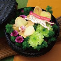 ヘッズ 2022干支フラワーピック-2/金寅 50本(10本×5) 22ET-FP2（直送品）