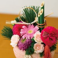 ヘッズ 水引フラワーピック-6/白金 50本(10本×5) MH-FP6 1セット(50本入)（直送品）