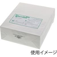シモジマ 宅配袋 M 撥水 貼付位置入 白 004192220 1セット(25枚入×10袋 合計250枚)（直送品）