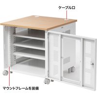 サンワサプライ 19インチマウントボックス( 10U D600) CP-501 1台（直送品）