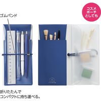 リヒトラブ 抗菌フラットペンケース レッド A7941-3 1セット(2個)（直送品）