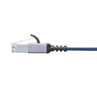 サンワサプライ カテゴリ6AメッシュフラットLANケーブル(ブルー、15m) KB-FL6AME-15BL 1本