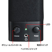 サンワサプライ USB電源マルチメディアスピーカー MM-SPL2NU3 1個（直送品）