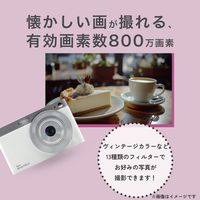 KEIYO デジタルカメラ ANーDC003ABK Wiーfi機能付き ブラック 1台