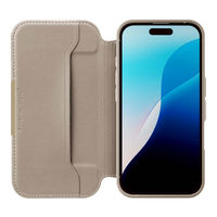 PGA iPhone 16 Pro用 ガラスフリップケース [ベージュ] ベージュ PG-24BGF02BE 1個（直送品）