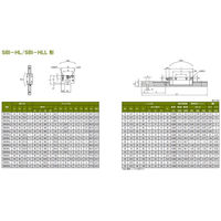 SBC リニアレールシステム SBI-HL形 SBI45HL-MF-DD-1-K1-675-N 1個（直送品）