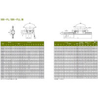 SBC リニアレールシステム SBI-FL形 SBI15FL-MF-ZZ-2-K1-1780-N 1個（直送品）