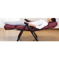 ファミリー・ライフ くつろぎのリクライニングアームチェアEX ワイン 0368140 1脚（直送品）