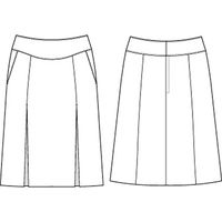 チクマ スカート（Aライン） AR3844-2-17（直送品）