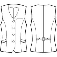 チクマ ベスト UF2510-3-15（直送品）