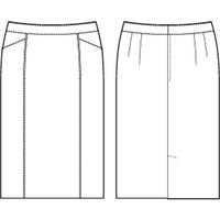 チクマ スカート（タイト） AR3861-2-9（直送品）