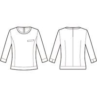 チクマ カットソー（七分袖） NF1039-1-M（直送品）