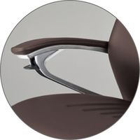 オカムラ レジェンダ EXハイバック オープン肘 デコレーティブステッチ&パーフォレーション ブラック/ブラック CR37FR P676 1脚（直送品）