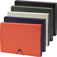 リヒトラブ SMART FIT ドキュメントファイル A4 12仕切り(13ポケット) オレンジ A7620-4 1冊