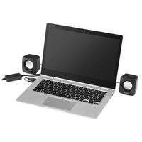 バッファロー PC用スピーカー USB電源コンパクトサイズ BSSP100UBK（直送品）