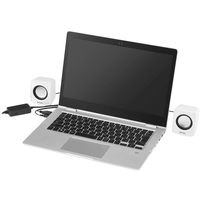 バッファロー PC用スピーカー USB電源コンパクトサイズ BSSP100UWH（直送品）