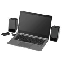 バッファロー PC用スピーカー USB電源ヘッドホン出力対応 BSSP300UBK（直送品）