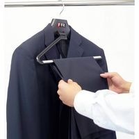 シンコハンガー 洋服ハンガー F-FIT ワンオールストップバー 4973228888285 1セット(5本)（直送品）