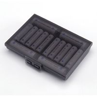 サンワダイレクト 電池ケース（単3・単4電池・各最大10本収納） 200-BT005BK 1個（直送品）