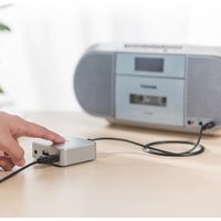 サンワダイレクト オーディオキャプチャー（パソコン不要・カセットテープ・レコード） 400-MEDI025 1個（直送品）