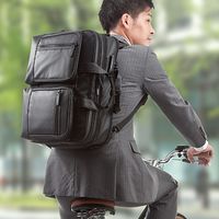 サンワダイレクト 【大容量】3WAYビジネスバッグ（耐水・通勤＆出張対応2～3泊） 200-BAG065WP 1個（直送品）