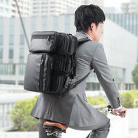 サンワダイレクト 【コスパNo.1】3WAYビジネスバッグ（耐水・通勤＆出張対応1～2泊） 200-BAG048WP 1個（直送品）