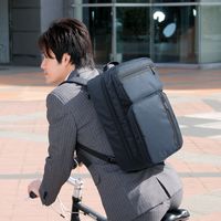 サンワダイレクト 3WAYビジネスバッグ（鍵・マチ拡張・出張対応1～2泊・ネイビー） 200-BAG048NV 1個（直送品）