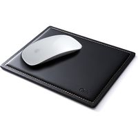 サンワダイレクト 姫路レザーマウスパッド（日本製・おしゃれ・ブラック） 200-MPD017BK 1個（直送品）