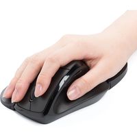 サンワダイレクト エルゴマウス(右利き・疲労軽減・フィンガーフラップ・DPI切替・赤色光学センサー) 400-MA108R 1個（直送品）