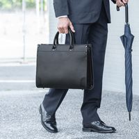 サンワダイレクト ビジネスバッグ（耐水加工・2WAY・ショルダーベルト付・A4対応） 200-BAG110WP 1個（直送品）