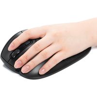 サンワダイレクト エルゴマウス(左利き・疲労軽減・フィンガーフラップ・DPI切替・赤色光学センサー) 400-MA108L 1個（直送品）