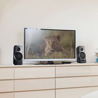 PCスピーカー(パソコンスピーカー・高出力36W・USB電源・テレビスピーカー・ハイパワースピーカー) 400-SP082 1個（直送品）