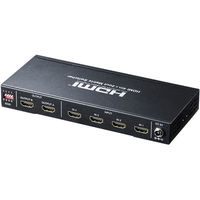 サンワダイレクト HDMIマトリックスセレクター（切替分配器・4入力2出力・リモコン付・EDID保持） 400-SW026 1個（直送品）