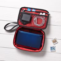 サンワダイレクト トラベルポーチ（PC周辺収納ポーチ・充電器ポーチ・ブラック） 200-BAGIN005BK 1個（直送品）