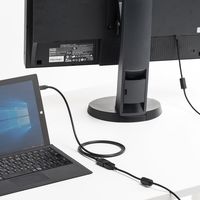 サンワダイレクト Mini DisplayPort-DisplayPort変換アダプタケーブル 500-KC029-1 1本（直送品）