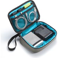 サンワダイレクト トラベルポーチ（PC周辺収納ポーチ・充電器ポーチ・グレー） 200-BAGIN005GY 1個（直送品）