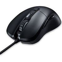 サンワダイレクト ゲーミングマウス（有線・100～12000DPI・キー割り当て・IR 光学式・PMW3360センサー・エルゴノミクスデザイン） 1個（直送品）