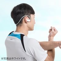 サンワダイレクト Bluetoothイヤホン　マイク搭載（Bluetooth5.0・IPX5防水・軽量・ブラック） 400-BTSH012BK 1個（直送品）