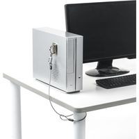 サンワダイレクト iPad・タブレットセキュリティワイヤー取り付け部品（両面テープ・ネジ止め・大型） 200-SL055 1個（直送品）